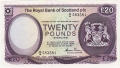 Royal Bank Of Scotland Plc Higher Values 20 Pounds,  3. 5.1982